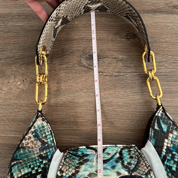 NWT Michael Kors Collection Hand Painted Python Bag - Picture 4 of 10